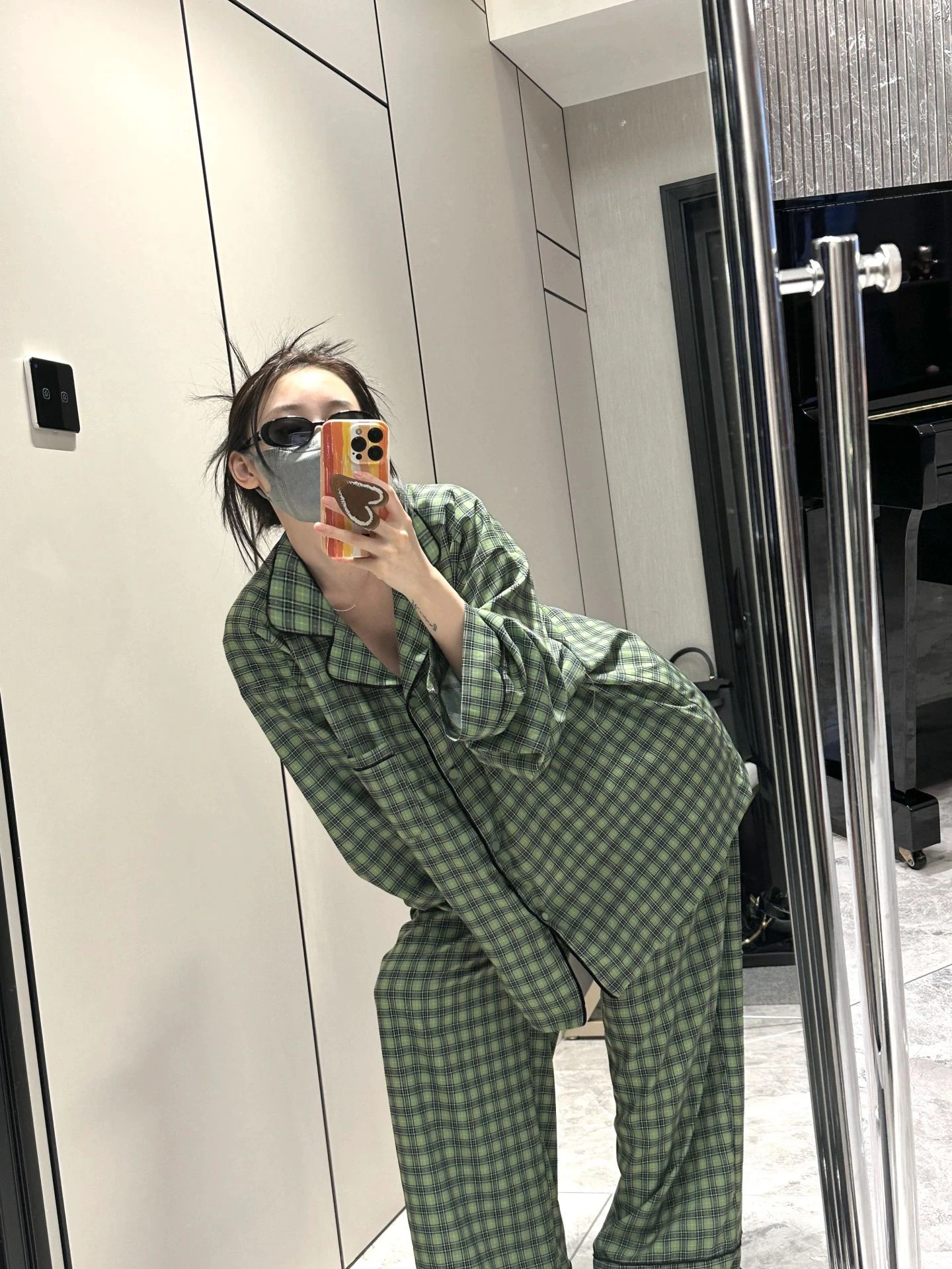 Large Size Plaid Cotton Spwear Women's Long Sve Home Clothes Set Spring Autumn Comfortable Breathable Casual Sle
Large Size Plaid Cotton Spwear Women's Long Sve Home Clothes Set Spring Autumn Comfortable Breathable Casual Sle