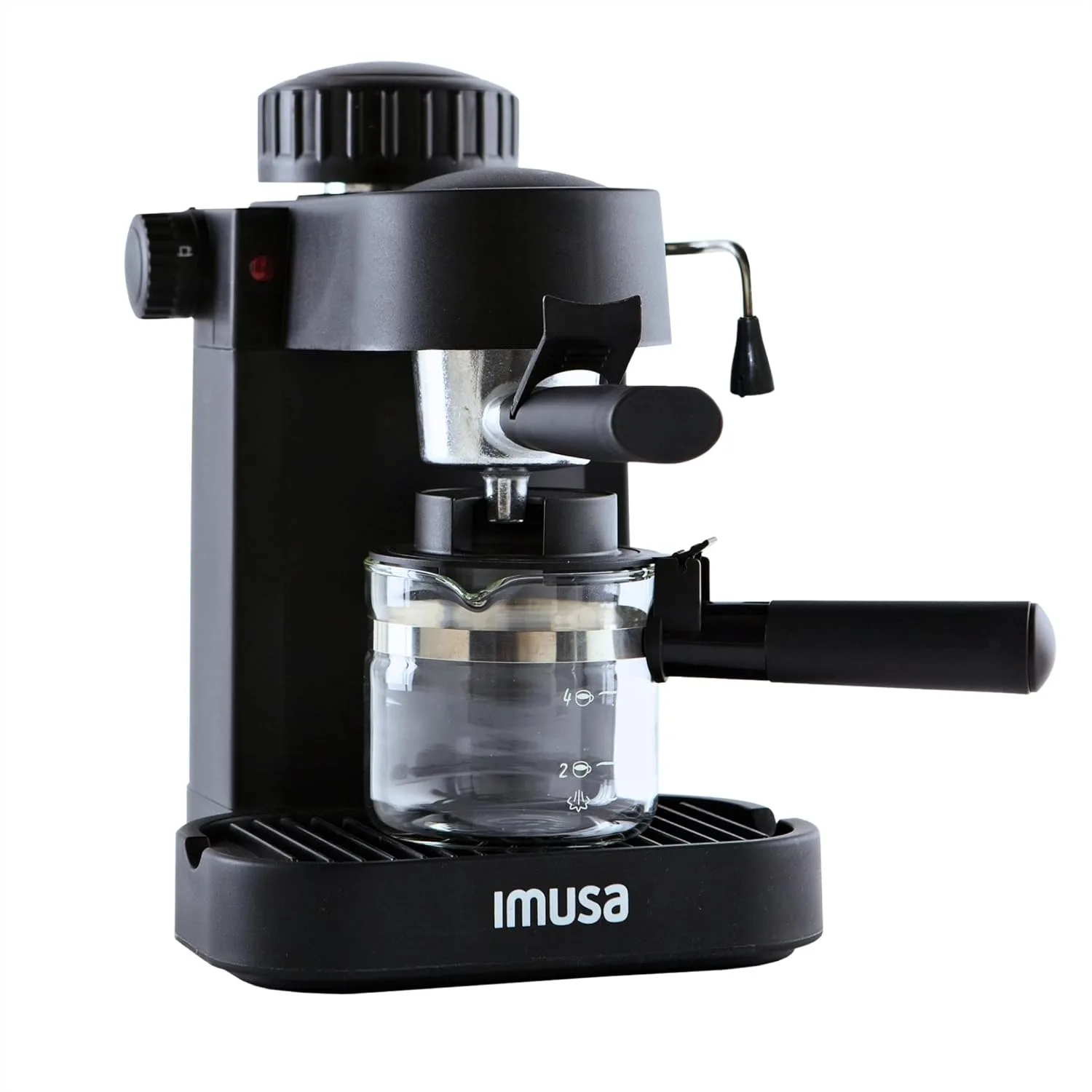 Electric Espresso Cappuccino Maker 4 Cup with Milk Frother Black Coffee Machine for Home Barista
Electric Espresso Cappuccino Maker 4 Cup with Milk Frother Black Coffee Machine for Home Barista