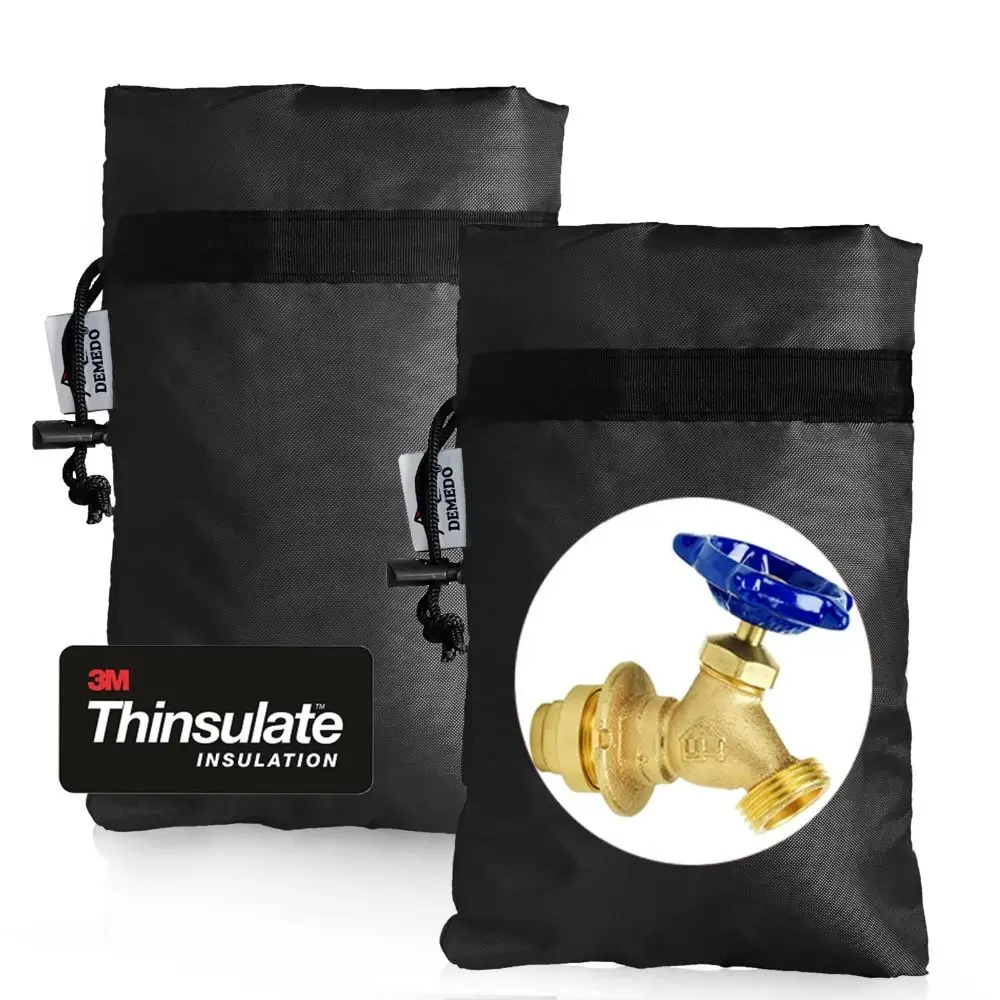 Outdoor Faucet Cover for Winter Thicken Reusable Freeze Protection Cover Waterproof Garden Insulated Tap Protector
Outdoor Faucet Cover for Winter Thicken Reusable Freeze Protection Cover Waterproof Garden Insulated Tap Protector