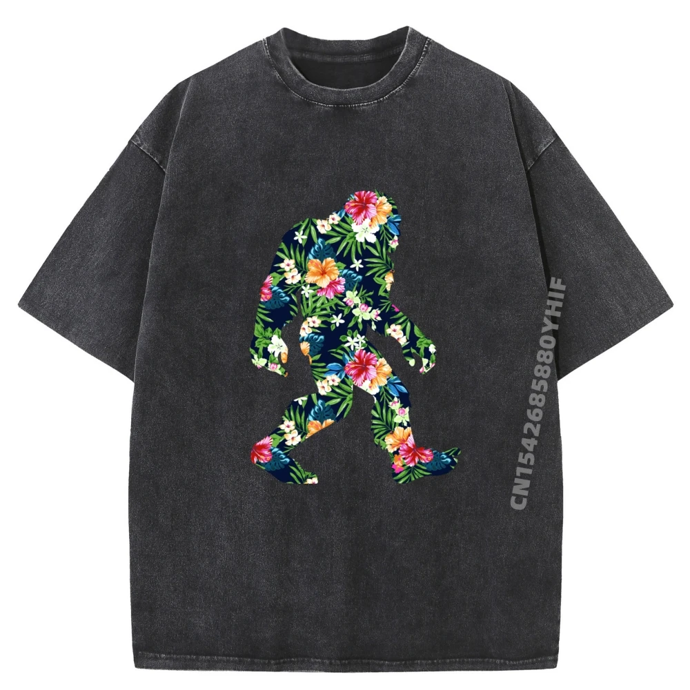 Funny Hawaiian Flowers Bigfoot Floral Graphic Silhouette Harajuku Men Clothes Funny Printed Washed T Shirt
Funny Hawaiian Flowers Bigfoot Floral Graphic Silhouette Harajuku Men Clothes Funny Printed Washed T Shirt