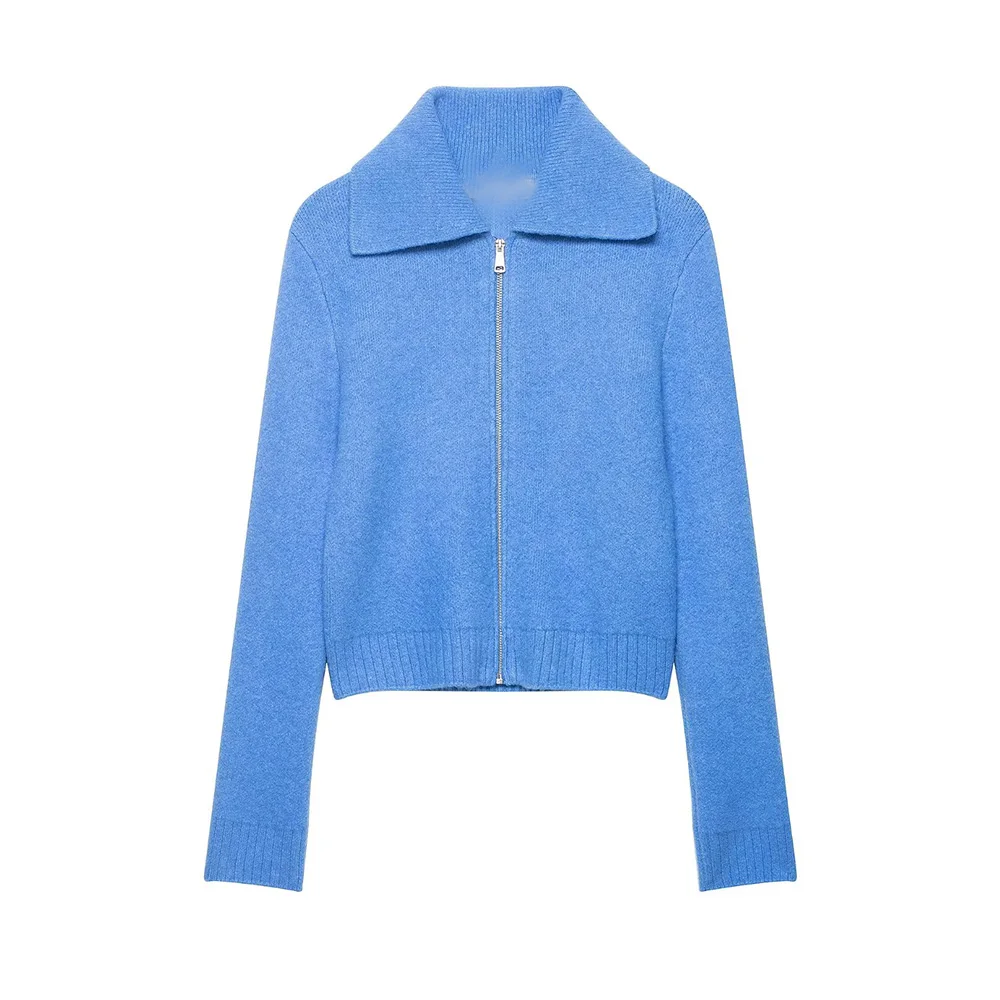 Женский модный приталенный вязаный кардиган на молнии, летняя коллекция 2026, ретро, универсальная верхняя одежда для женщин
Женский модный приталенный вязаный кардиган на молнии, летняя коллекция 2026, ретро, универсальная верхняя одежда для женщин