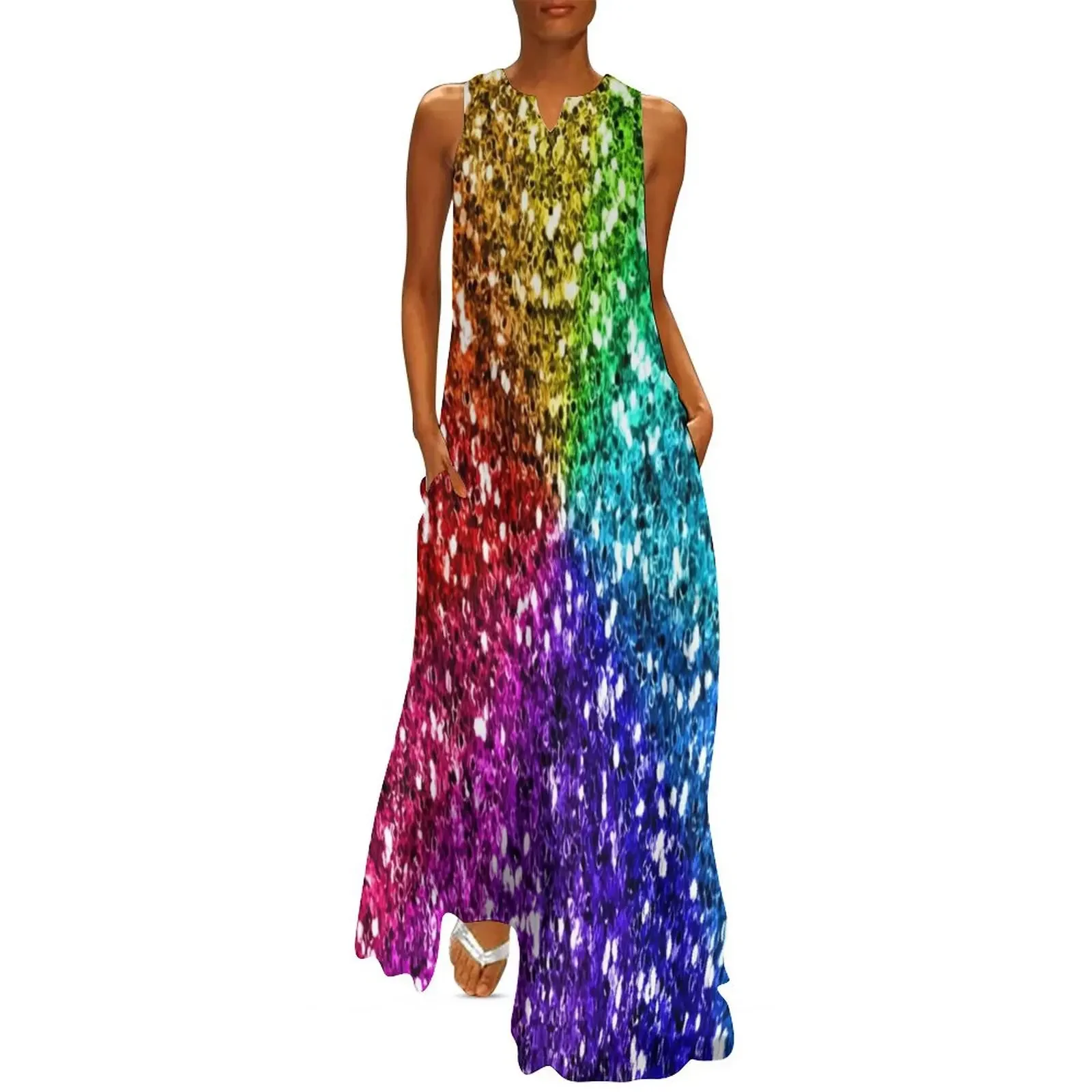 Colorful Glitter Texture Long Dress dresses summer dress for woman Dress for girls summer woman 2025 trendy
Colorful Glitter Texture Long Dress dresses summer dress for woman Dress for girls summer woman 2025 trendy