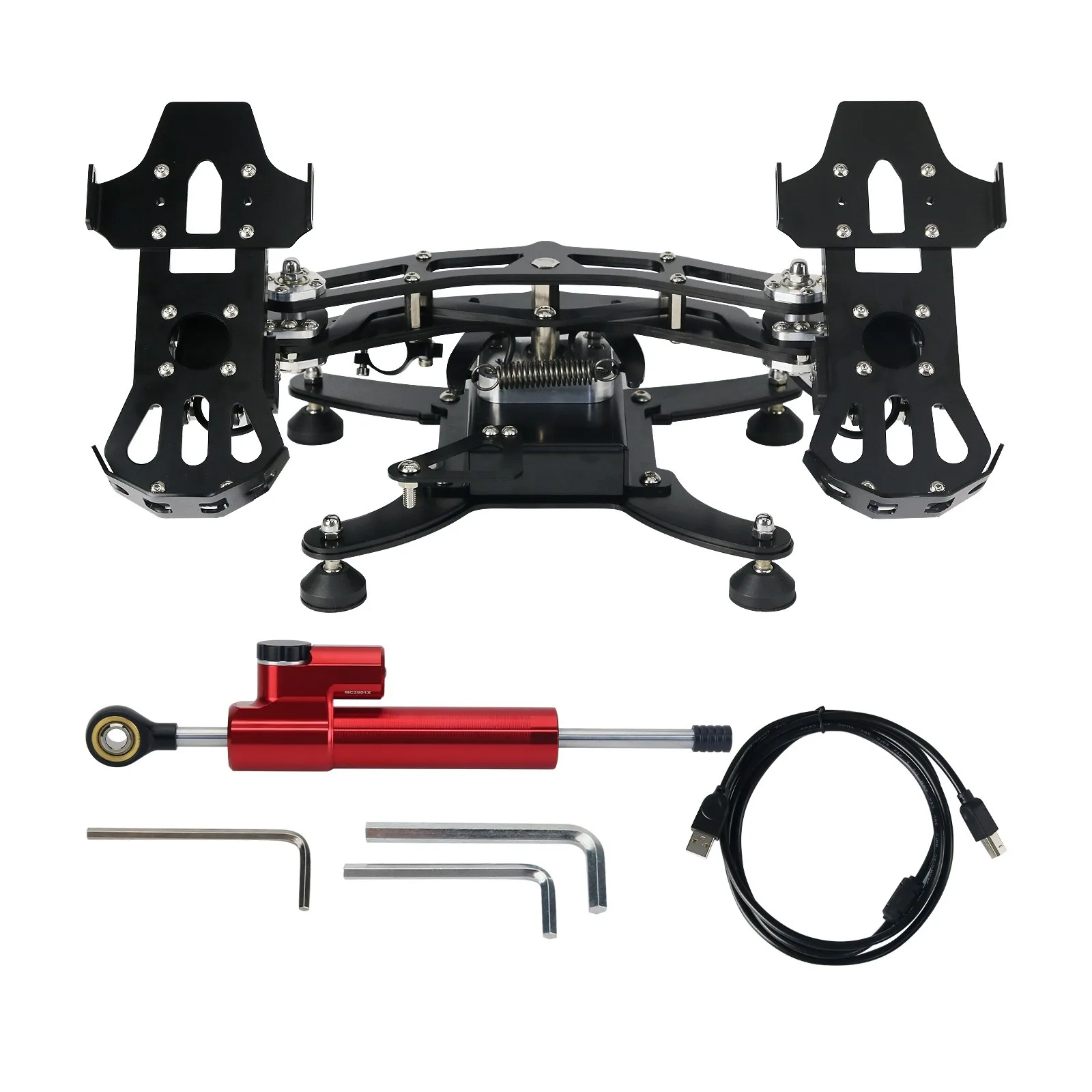 Simplayer SN-2 SIM Flight Rudder Pedals Flight SIM Rudder Pedals (Damper Version) Hall Sensor
Simplayer SN-2 SIM Flight Rudder Pedals Flight SIM Rudder Pedals (Damper Version) Hall Sensor