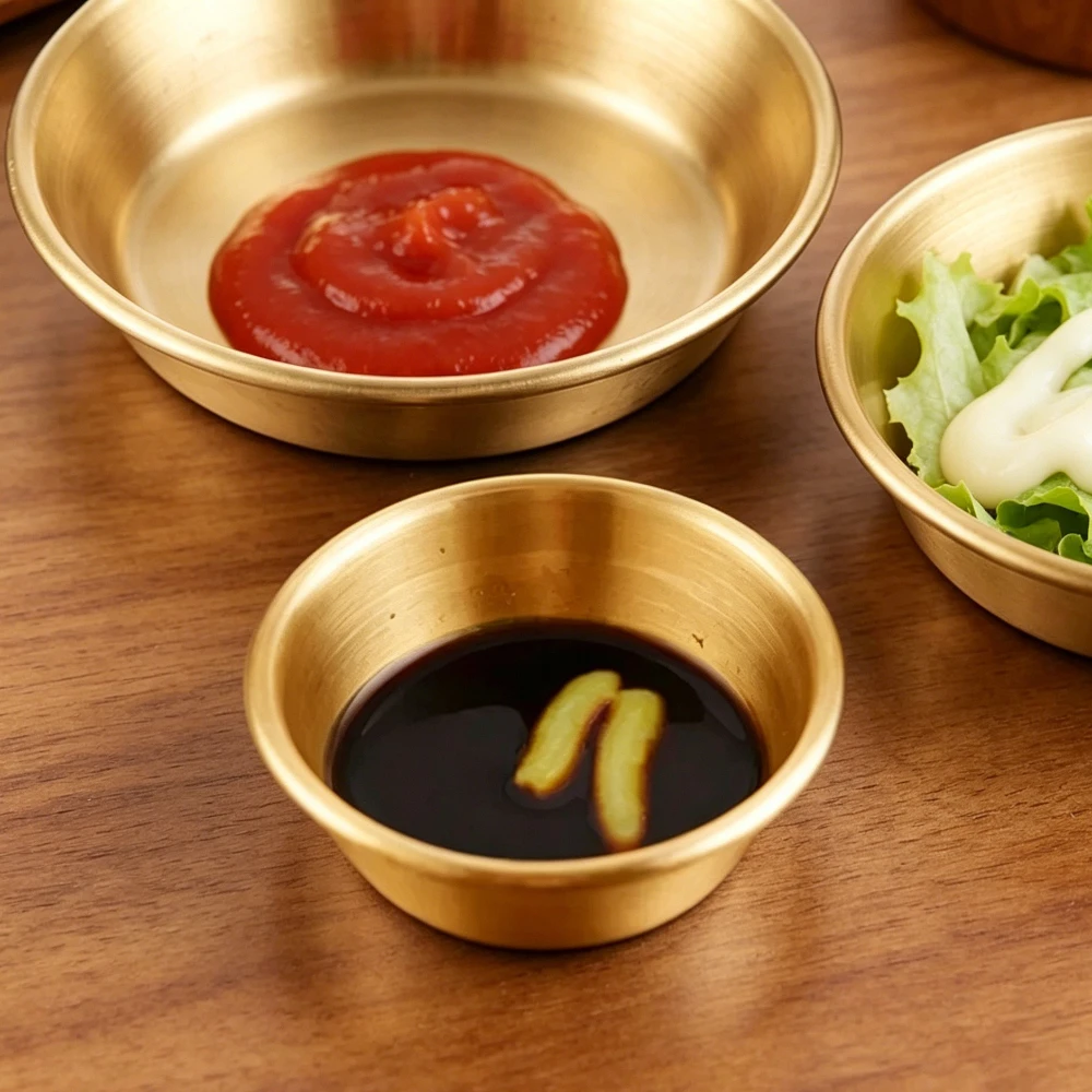 5Pc Stainless Steel Sauce Dish, Flavour Seasoning Dishes, Premium Sushi Dipping Saucers Bowl, Mini Metal Ramekins Bowl
5Pc Stainless Steel Sauce Dish, Flavour Seasoning Dishes, Premium Sushi Dipping Saucers Bowl, Mini Metal Ramekins Bowl