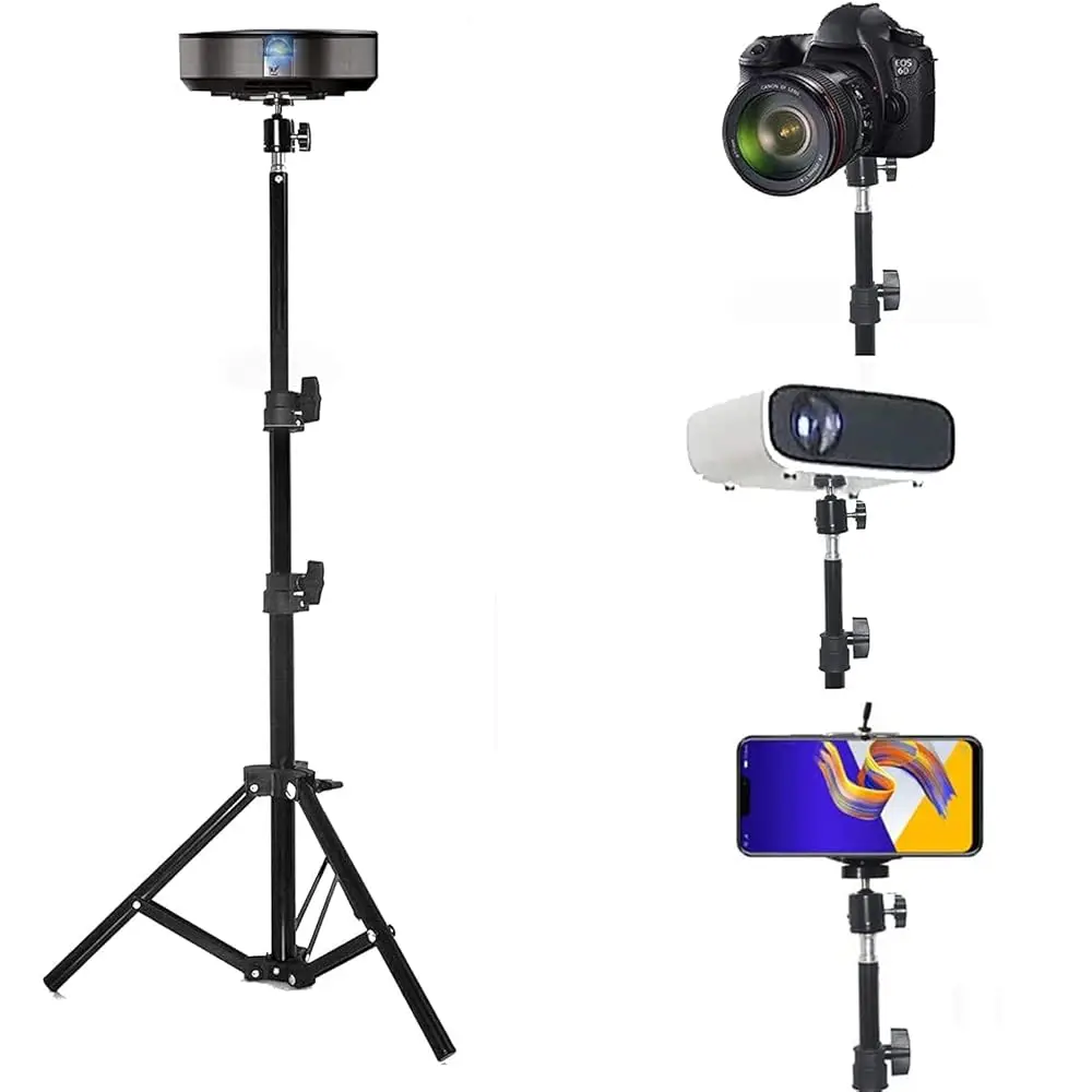 Projector Tripod Stand, Portable Mount Floor Stand, Photography Light Stand, Outdoor Camera Tripod Stand with Ball Head for
Projector Tripod Stand, Portable Mount Floor Stand, Photography Light Stand, Outdoor Camera Tripod Stand with Ball Head for