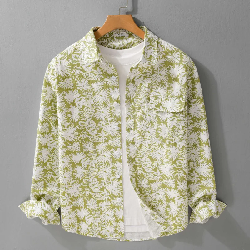Holiday New Long Sleeve Full Printed Shirts Male 2026 Summer Hawaiian Shirt Men Beachwear Cotton Linen Shirt Men Breathable Tops
Holiday New Long Sleeve Full Printed Shirts Male 2026 Summer Hawaiian Shirt Men Beachwear Cotton Linen Shirt Men Breathable Tops