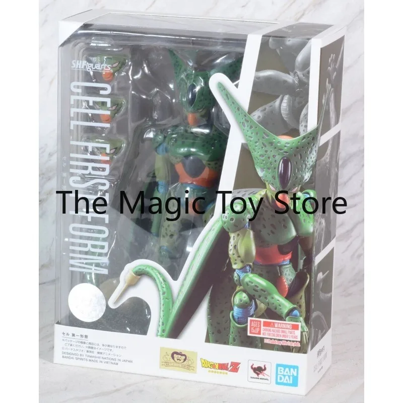 Original Bandai SHF Dragon Ball Z Cell (First Form) - The Strongest Android Articulated Action Figure Toy Model
Original Bandai SHF Dragon Ball Z Cell (First Form) - The Strongest Android Articulated Action Figure Toy Model