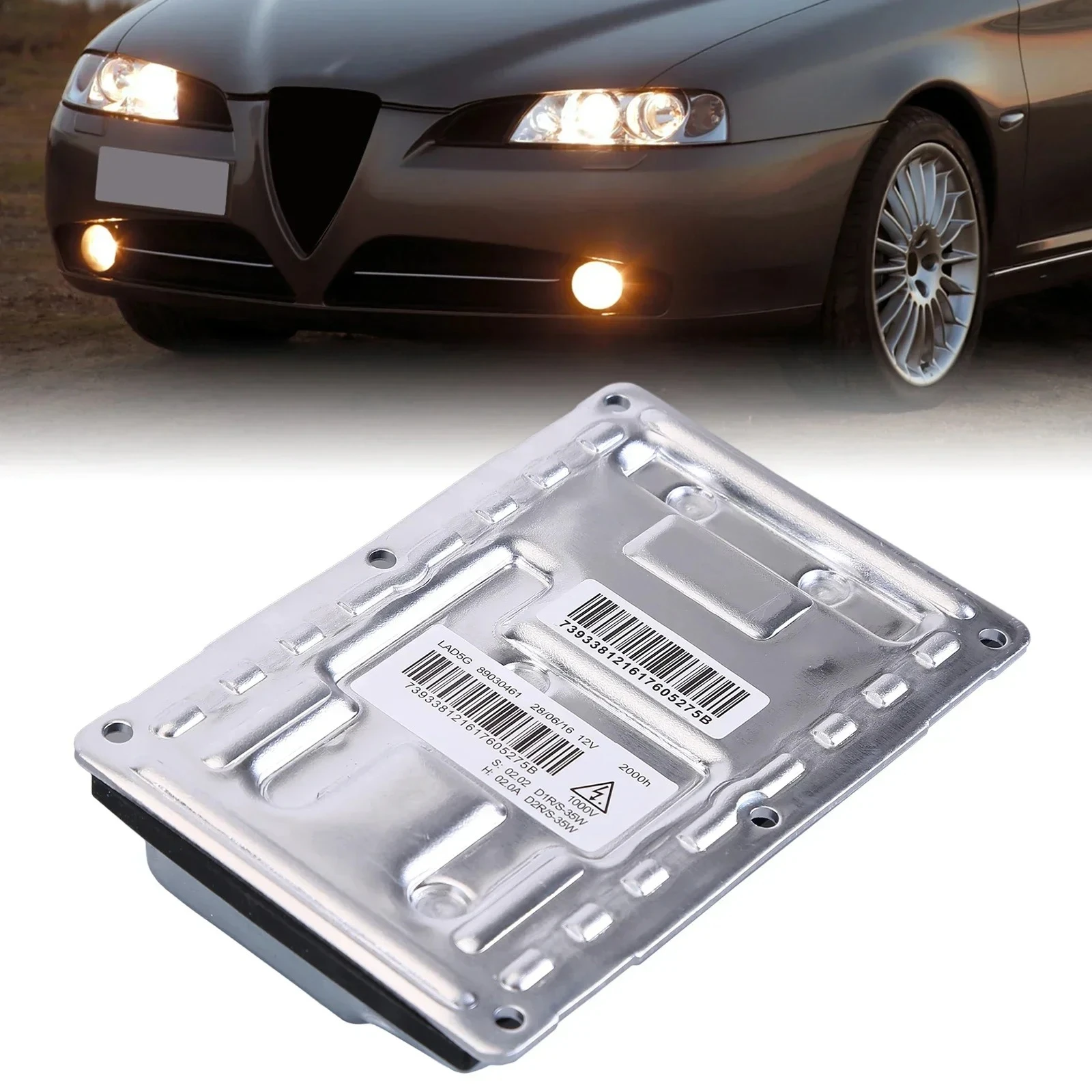 LAD5G 12PIN D1S Xenon Headlight Control Unit Ballast 95563119301 Compatible for Alfa-Romeo Saab
LAD5G 12PIN D1S Xenon Headlight Control Unit Ballast 95563119301 Compatible for Alfa-Romeo Saab