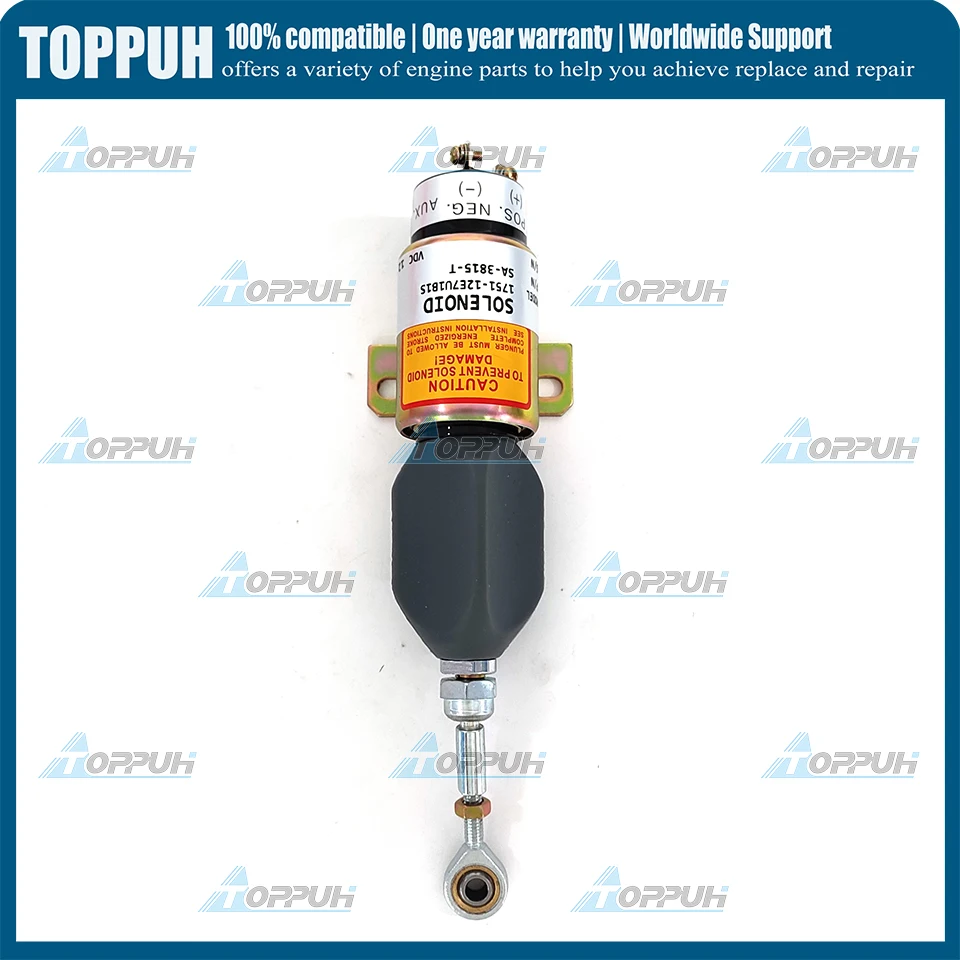 New 1pc 12V SA-3815-T 1751-12E7U1B1S 12V Stop Solenoid Valve 2 terminals
New 1pc 12V SA-3815-T 1751-12E7U1B1S 12V Stop Solenoid Valve 2 terminals