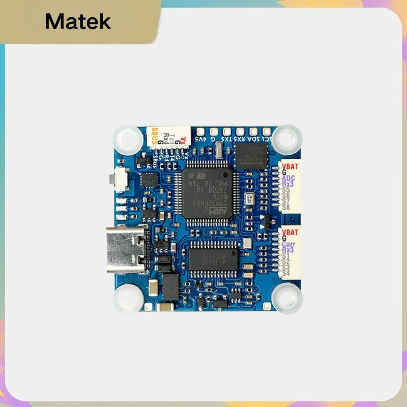 MATEK F405-HDTE F4 Flight Controller STM32F405 Built-in Dual BEC OSD Blackbox 3-12S 30mm for FPV Drone F722-HD Alternative
MATEK F405-HDTE F4 Flight Controller STM32F405 Built-in Dual BEC OSD Blackbox 3-12S 30mm for FPV Drone F722-HD Alternative