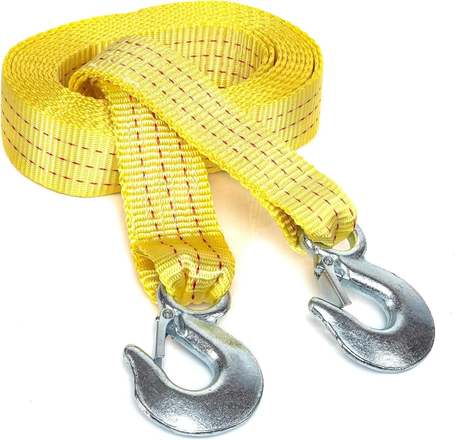 Heavy-Duty Tow Strap with Hooks, 2"x20' Woven Polyester, 10,000 lb Capacity for Vehicle Recovery
Heavy-Duty Tow Strap with Hooks, 2"x20' Woven Polyester, 10,000 lb Capacity for Vehicle Recovery
