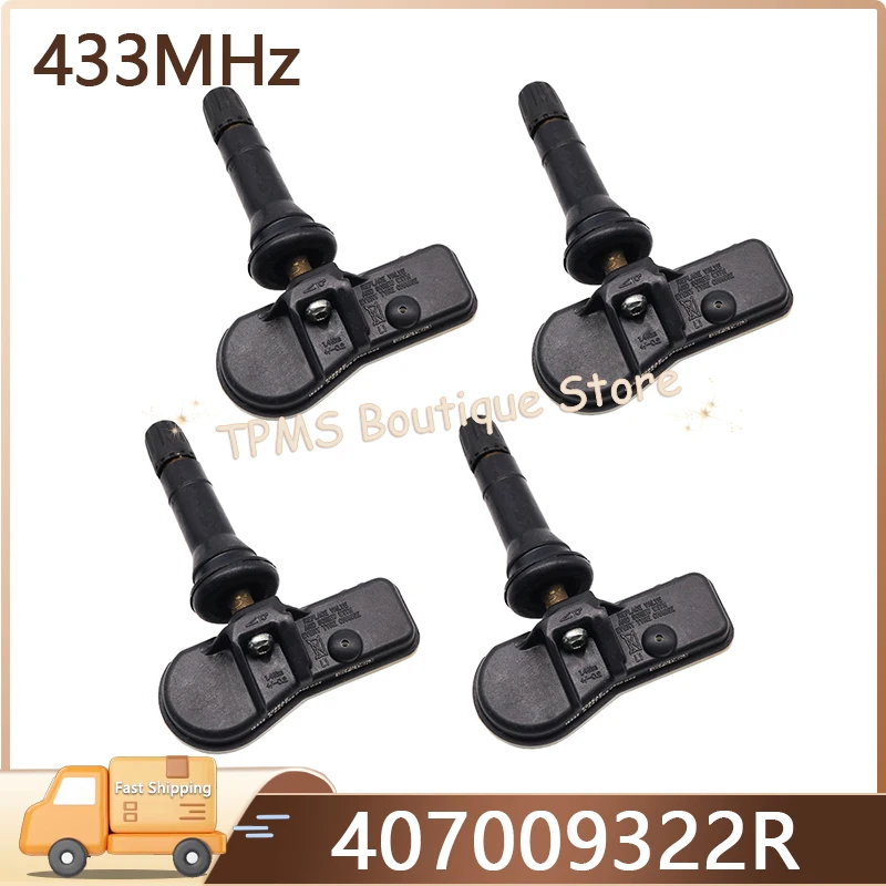 407009322R Car Tire Sensors System For Renault Kangoo II Lodgy Smart Fortwo For Renault Samsung QM3 4pcs 433MHz TPMS Sensor
407009322R Car Tire Sensors System For Renault Kangoo II Lodgy Smart Fortwo For Renault Samsung QM3 4pcs 433MHz TPMS Sensor