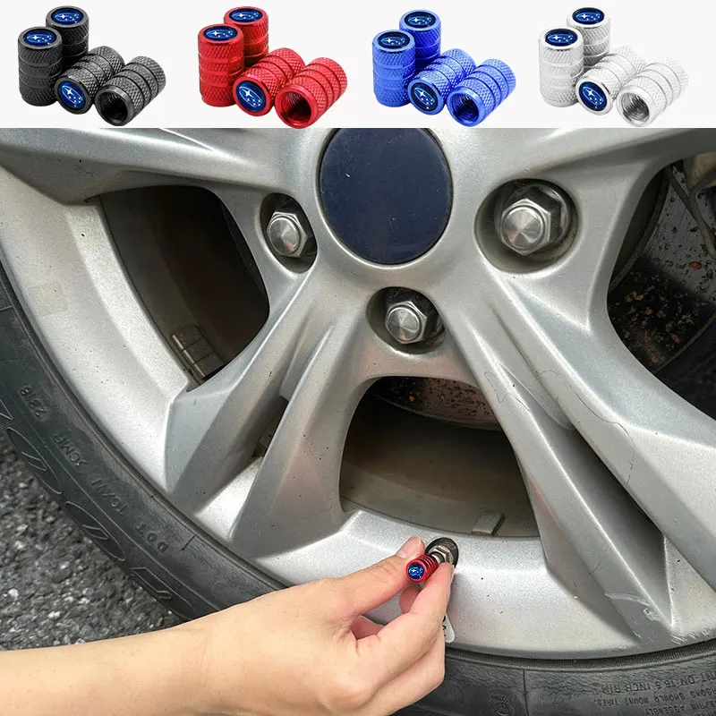 Car Wheel Tire Valve Caps Stem Case With Logo Auto Styling For Subaru Impreza Forester Outback Legacy Crosstrek XV Leone WRX BRZ
Car Wheel Tire Valve Caps Stem Case With Logo Auto Styling For Subaru Impreza Forester Outback Legacy Crosstrek XV Leone WRX BRZ