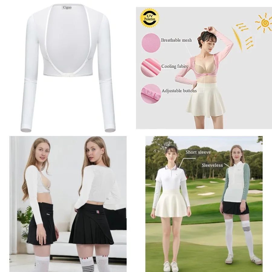 Women's Golf Cooling Shawl Outdoor Sun Protection Arm Sleeves
Women's Golf Cooling Shawl Outdoor Sun Protection Arm Sleeves