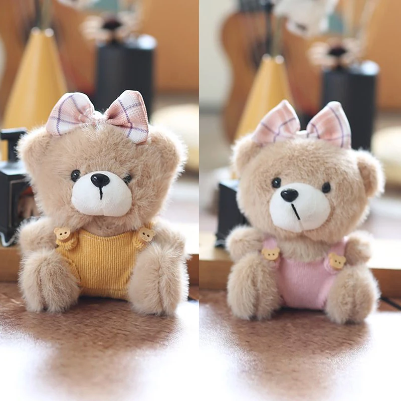 13cm Cute Strap Pants Bear Plush Pendant Toy Soft Stuffed Animal Small Bear Doll Keychain Lovely Birthday Gifts For Girl Boy
13cm Cute Strap Pants Bear Plush Pendant Toy Soft Stuffed Animal Small Bear Doll Keychain Lovely Birthday Gifts For Girl Boy