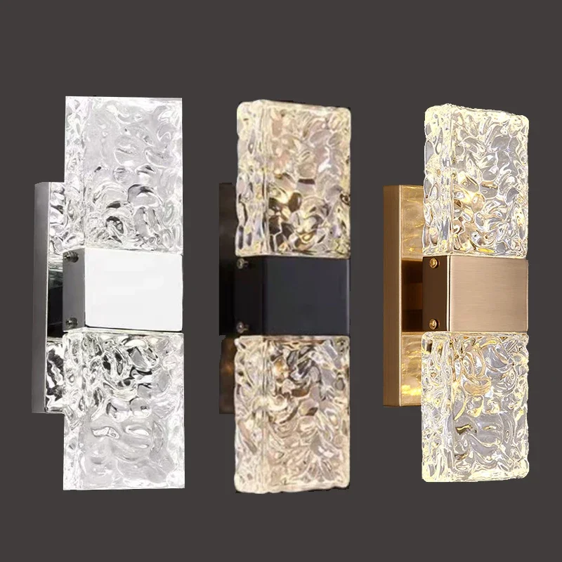 Corrugated Crystal Wall Lamps Modern LED Lighting Indoor Wall Sconces Living Room TV Background Bedroom Aisle Home Decor Lustre
Corrugated Crystal Wall Lamps Modern LED Lighting Indoor Wall Sconces Living Room TV Background Bedroom Aisle Home Decor Lustre
