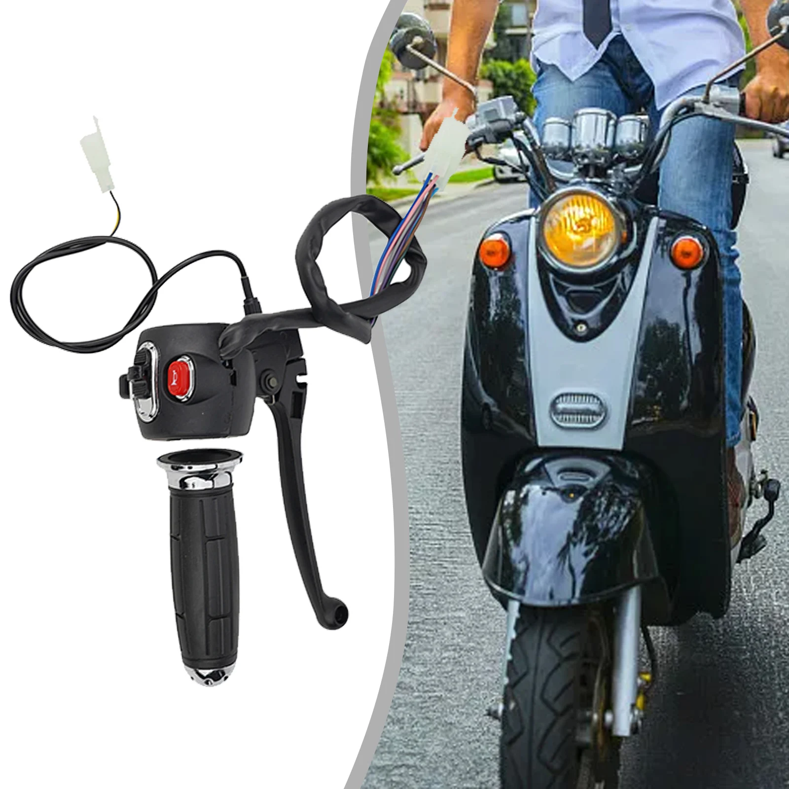 Brake Ebike Brake Turn Handle Color:Black Comfortable Concave Convex Design For Electric Bike Headlight Turn Signal Horn
Brake Ebike Brake Turn Handle Color:Black Comfortable Concave Convex Design For Electric Bike Headlight Turn Signal Horn
