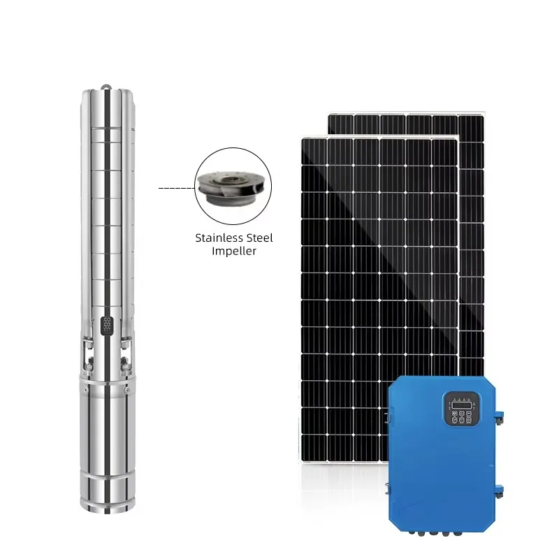 Hot saleAC/DC 4 Inch 9m3/h 260m 530v 4000w Hot Sale Solar Powered Submersible Water Pump
Hot saleAC/DC 4 Inch 9m3/h 260m 530v 4000w Hot Sale Solar Powered Submersible Water Pump