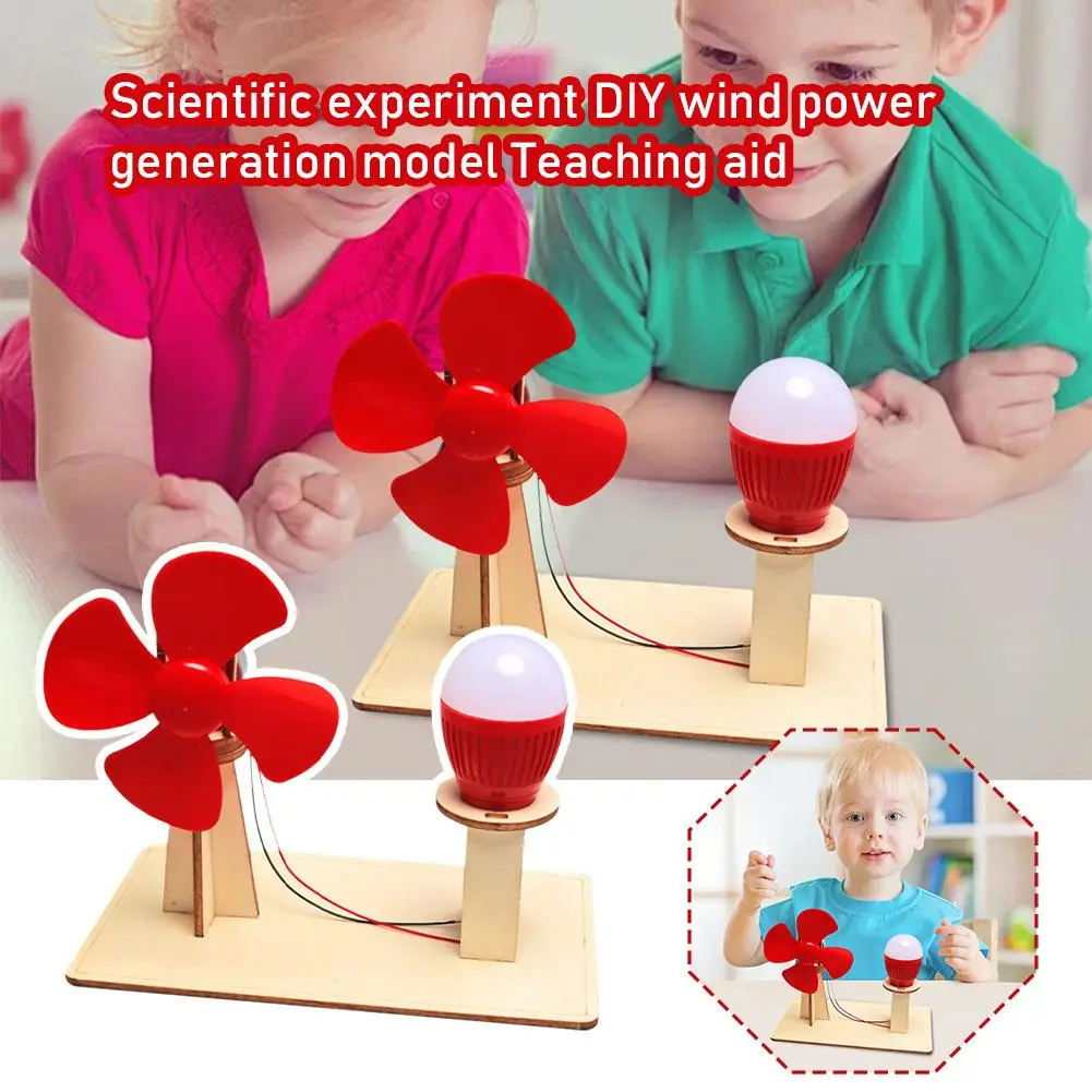 DIY Wind Generator Model Kids Science TOY for STEM Technologia Gadget Wooden Physics Kit Educational Learning Toy For Child K0O5
DIY Wind Generator Model Kids Science TOY for STEM Technologia Gadget Wooden Physics Kit Educational Learning Toy For Child K0O5