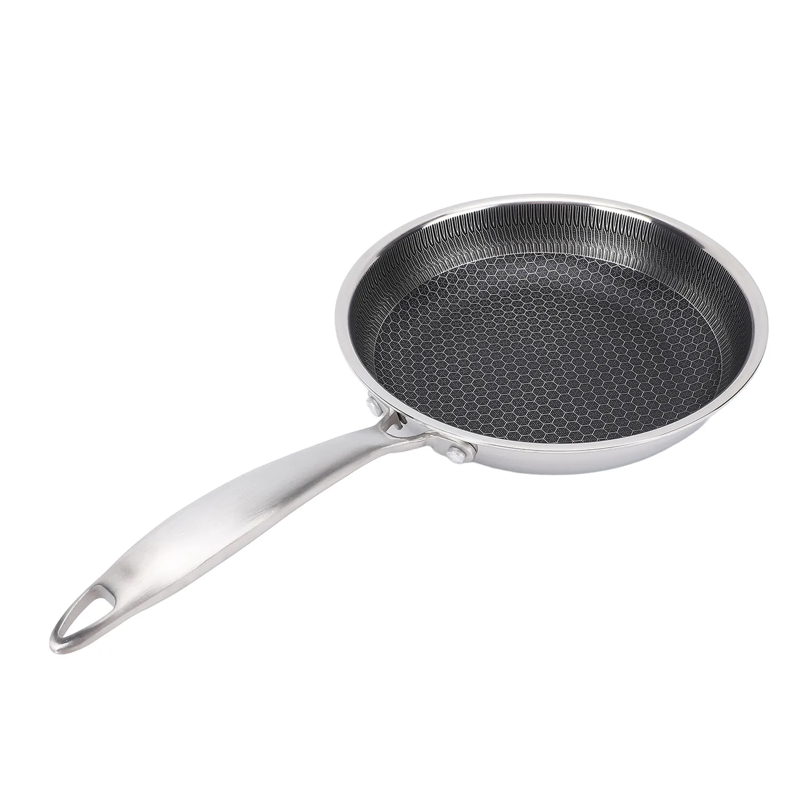 Frying Pan Skillet Anti Scratch Dishwasher Safe Large Capacity Fast Even Heating Honeycomb Stainless Steel Fry Pan for Cooking
Frying Pan Skillet Anti Scratch Dishwasher Safe Large Capacity Fast Even Heating Honeycomb Stainless Steel Fry Pan for Cooking