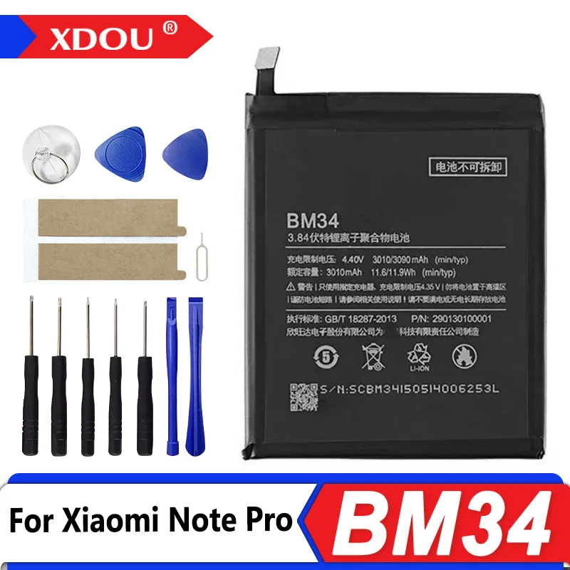 Совершенно новый аккумулятор BM34 3010 мАч для Xiaomi Mi Note Pro BM34 4 ГБ ОЗУ, высококачественные сменные аккумуляторы для телефона + инструменты
Совершенно новый аккумулятор BM34 3010 мАч для Xiaomi Mi Note Pro BM34 4 ГБ ОЗУ, высококачественные сменные аккумуляторы для телефона + инструменты