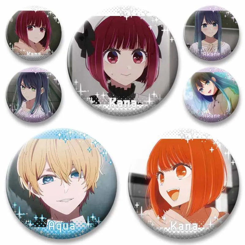 Ai Hoshino Mem-cho Kana Arima Ruby Aquamarine Anime Role Badge Cute Cartoon Button Pins Snap-in Brooch Bag Clothes Accessories
Ai Hoshino Mem-cho Kana Arima Ruby Aquamarine Anime Role Badge Cute Cartoon Button Pins Snap-in Brooch Bag Clothes Accessories