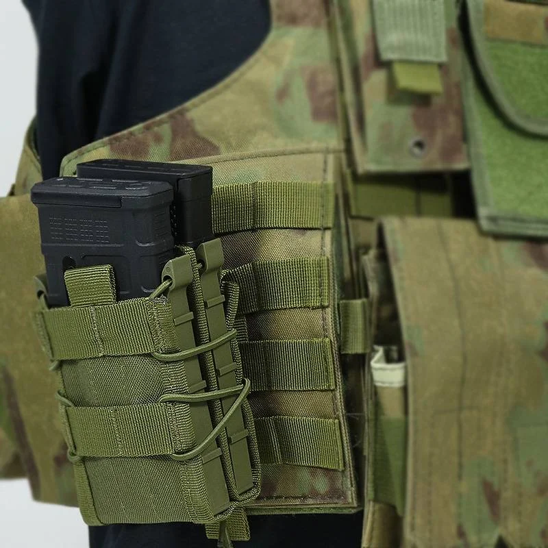 Тактический подсумок MOLLE Mag, одно-/двухслойный держатель для боеприпасов с открытым верхом 5,56, совместимый с жилетом для переноски пластин
Тактический подсумок MOLLE Mag, одно-/двухслойный держатель для боеприпасов с открытым верхом 5,56, совместимый с жилетом для переноски пластин