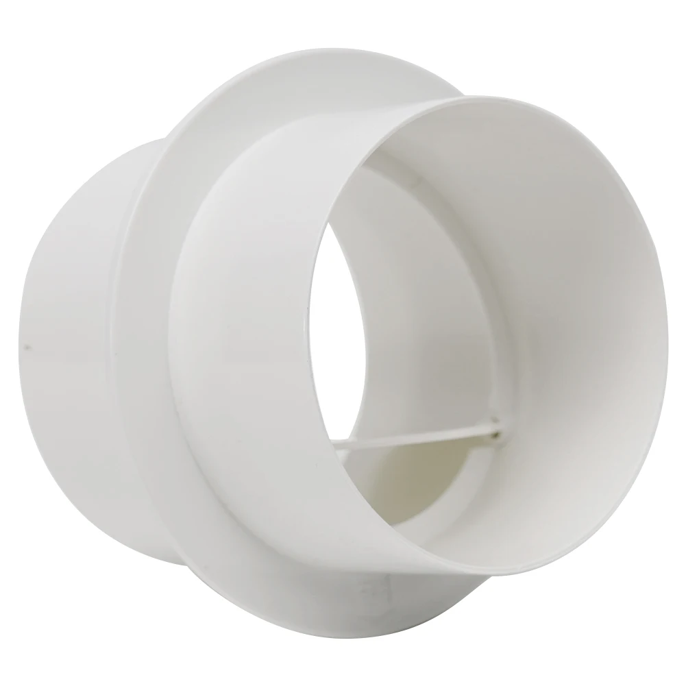 PVC Fan Check Valve with Backdraft Damper for Bathroom and Kitchen Ventilation Systems Featuring Round Pipe Design
PVC Fan Check Valve with Backdraft Damper for Bathroom and Kitchen Ventilation Systems Featuring Round Pipe Design