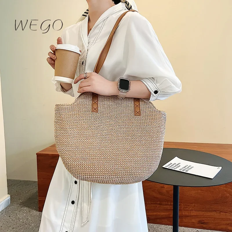 New Bohemian Retro Large-capacity Round Grass Woven Bag Season Holiday Portable Shoulder Bags Women's Summer 2023 New
New Bohemian Retro Large-capacity Round Grass Woven Bag Season Holiday Portable Shoulder Bags Women's Summer 2023 New
