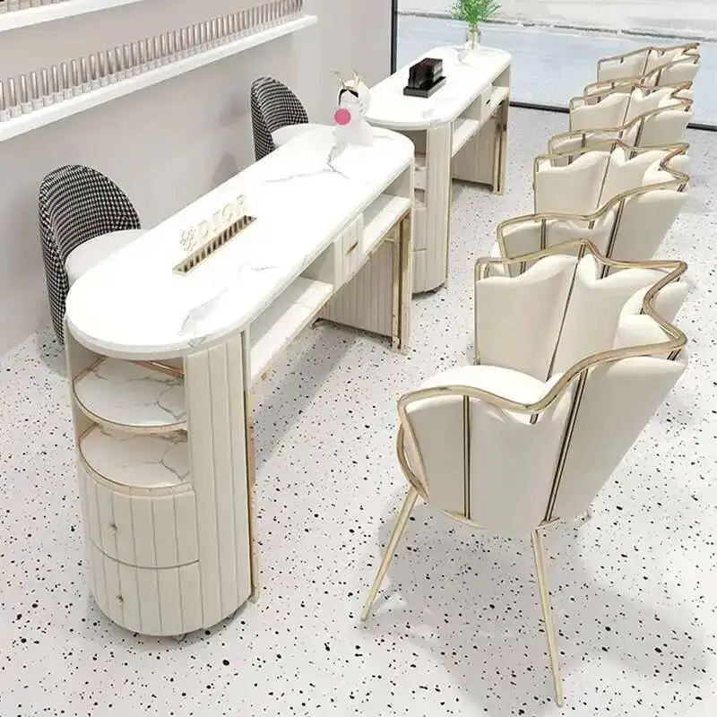 Nordic Cute Luxury Display Nail Stores Tables Makeup Modern Nail Tables Salon Minimalist Craft Nageltisch Commercial Furniture
Nordic Cute Luxury Display Nail Stores Tables Makeup Modern Nail Tables Salon Minimalist Craft Nageltisch Commercial Furniture