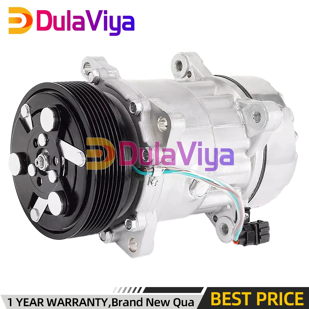 NEW SD7V16 AC Compressor with Clutch 7-Groove For Volkswagen EuroVan 2.8L 2001-2003 7D0820805J 7D0820805L 7D0820805D 
NEW SD7V16 AC Compressor with Clutch 7-Groove For Volkswagen EuroVan 2.8L 2001-2003 7D0820805J 7D0820805L 7D0820805D