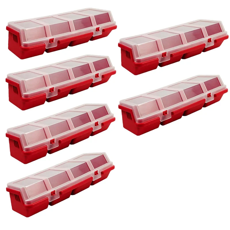 AA21-6Pcs Screw Organizers Storage Bins With Lids, Plastic Stackable Hardware Organizer Box For Garage Nails Tool Organizing
AA21-6Pcs Screw Organizers Storage Bins With Lids, Plastic Stackable Hardware Organizer Box For Garage Nails Tool Organizing