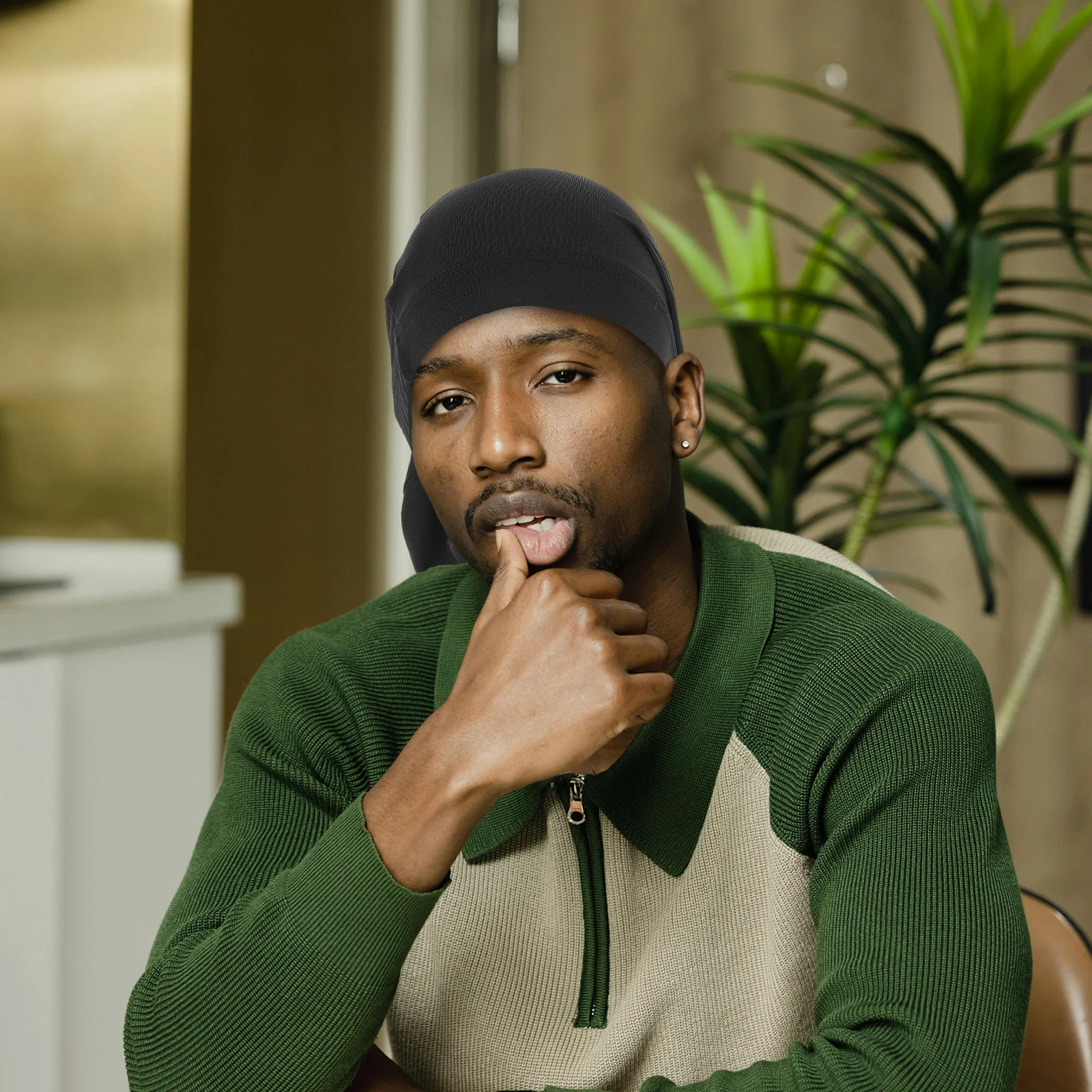 Men Dreadlock Cap Long Tail Bonnet Fashion Headscarf Soft Breathable Fabric for Hair Care Travel Outdoor Activities Stylish
Men Dreadlock Cap Long Tail Bonnet Fashion Headscarf Soft Breathable Fabric for Hair Care Travel Outdoor Activities Stylish