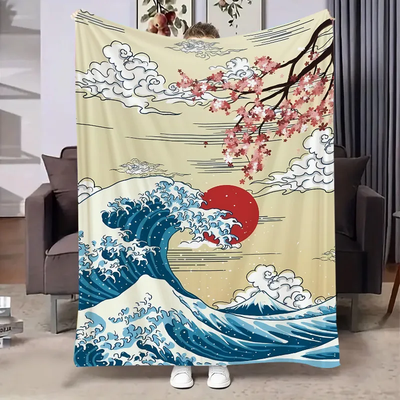 Одеяло The Great Wave off Kanagawa — бросок японского искусства
Одеяло The Great Wave off Kanagawa — бросок японского искусства