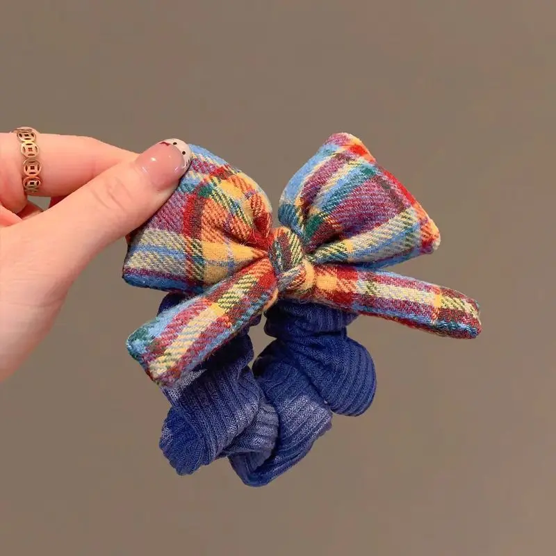 1pc Fashionable Rainbow Checkered Bow Large Intestine Hairband Tie Ponytail Headrope New High Elasticity Headpiece
1pc Fashionable Rainbow Checkered Bow Large Intestine Hairband Tie Ponytail Headrope New High Elasticity Headpiece