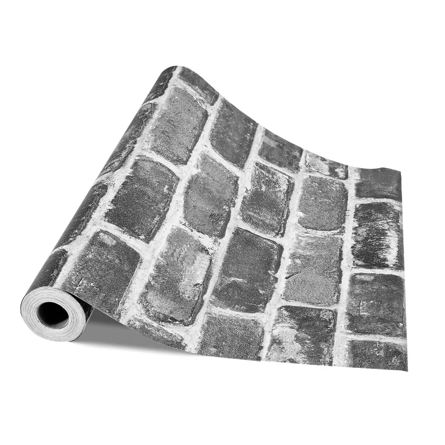 Peel and Stick Wallpaper 17.7 x 393.7 inch Gray Brick Contact Paper Waterproof Self-Adhesive Vinyl Roll for Easy Cleaning and D
Peel and Stick Wallpaper 17.7 x 393.7 inch Gray Brick Contact Paper Waterproof Self-Adhesive Vinyl Roll for Easy Cleaning and D