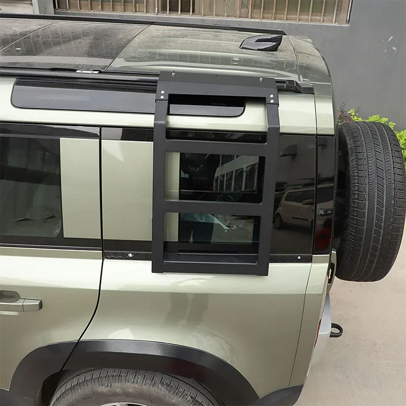 For Land Rover Defend 90 110 130 2020-2024 Aluminum Alloy Black Car Rear Side Ladder Roof Climbing Ladder Car Accessories
For Land Rover Defend 90 110 130 2020-2024 Aluminum Alloy Black Car Rear Side Ladder Roof Climbing Ladder Car Accessories