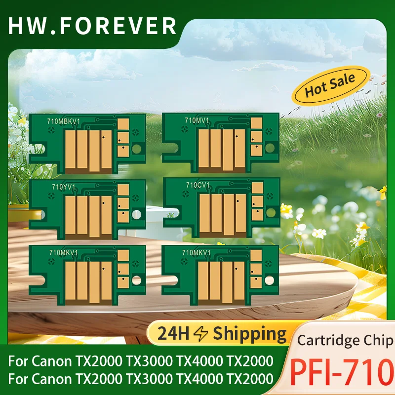 PFI-710 PFI710 Cartridge Chip For Canon imagePROGRAF TX-2000 TX2100 TX-3000 TX3100 TX-4000 TX4100 Printer Stable Cartridge Chips
PFI-710 PFI710 Cartridge Chip For Canon imagePROGRAF TX-2000 TX2100 TX-3000 TX3100 TX-4000 TX4100 Printer Stable Cartridge Chips