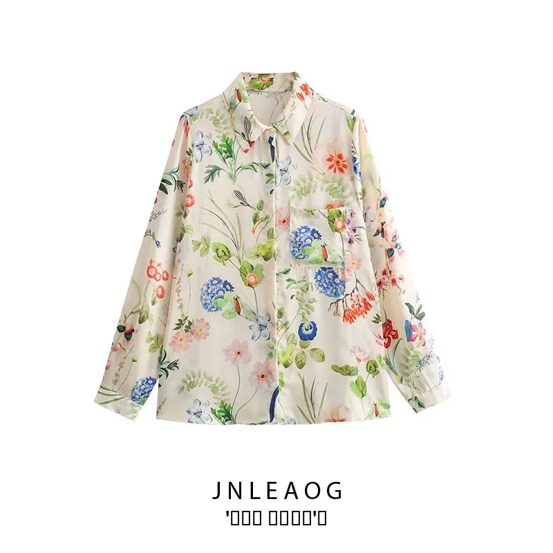 Повседневная модная женская одежда с индивидуальным цветочным принтом Silk irt New Sle JNLEAOG Длинное волокно из полиэстера Sve irt
Повседневная модная женская одежда с индивидуальным цветочным принтом Silk irt New Sle JNLEAOG Длинное волокно из полиэстера Sve irt