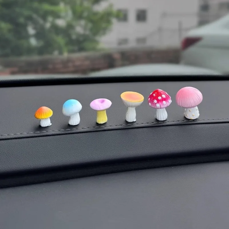 6pcs Mini Mushroom Ornament for Car Console, Rearview Mirror, Window, Cute Dashboard Decor ,Car Interior Accessories Funny
6pcs Mini Mushroom Ornament for Car Console, Rearview Mirror, Window, Cute Dashboard Decor ,Car Interior Accessories Funny