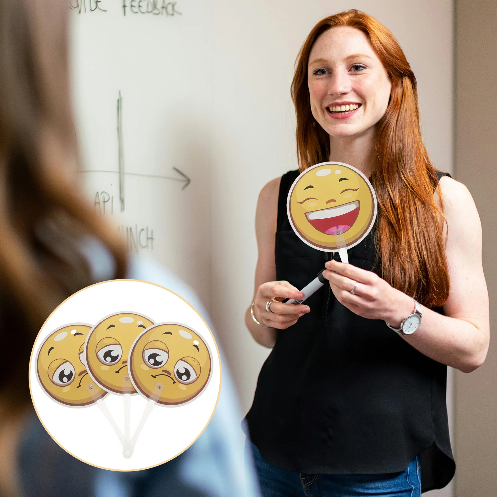 3pcs Classroom Emotion Props True False Paddles Answer Board For Kids Teaching Resources Handheld Voting Paddles
3pcs Classroom Emotion Props True False Paddles Answer Board For Kids Teaching Resources Handheld Voting Paddles