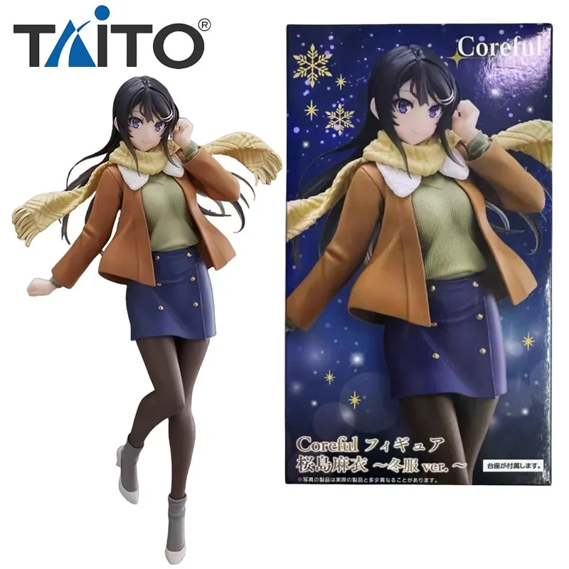 TAITO Genuine Rascal Does Not Dream of Bunny Girl Senpai Anime Figure Sakurajima Mai Winter Clothes Action Toys Kids Gift Model
TAITO Genuine Rascal Does Not Dream of Bunny Girl Senpai Anime Figure Sakurajima Mai Winter Clothes Action Toys Kids Gift Model