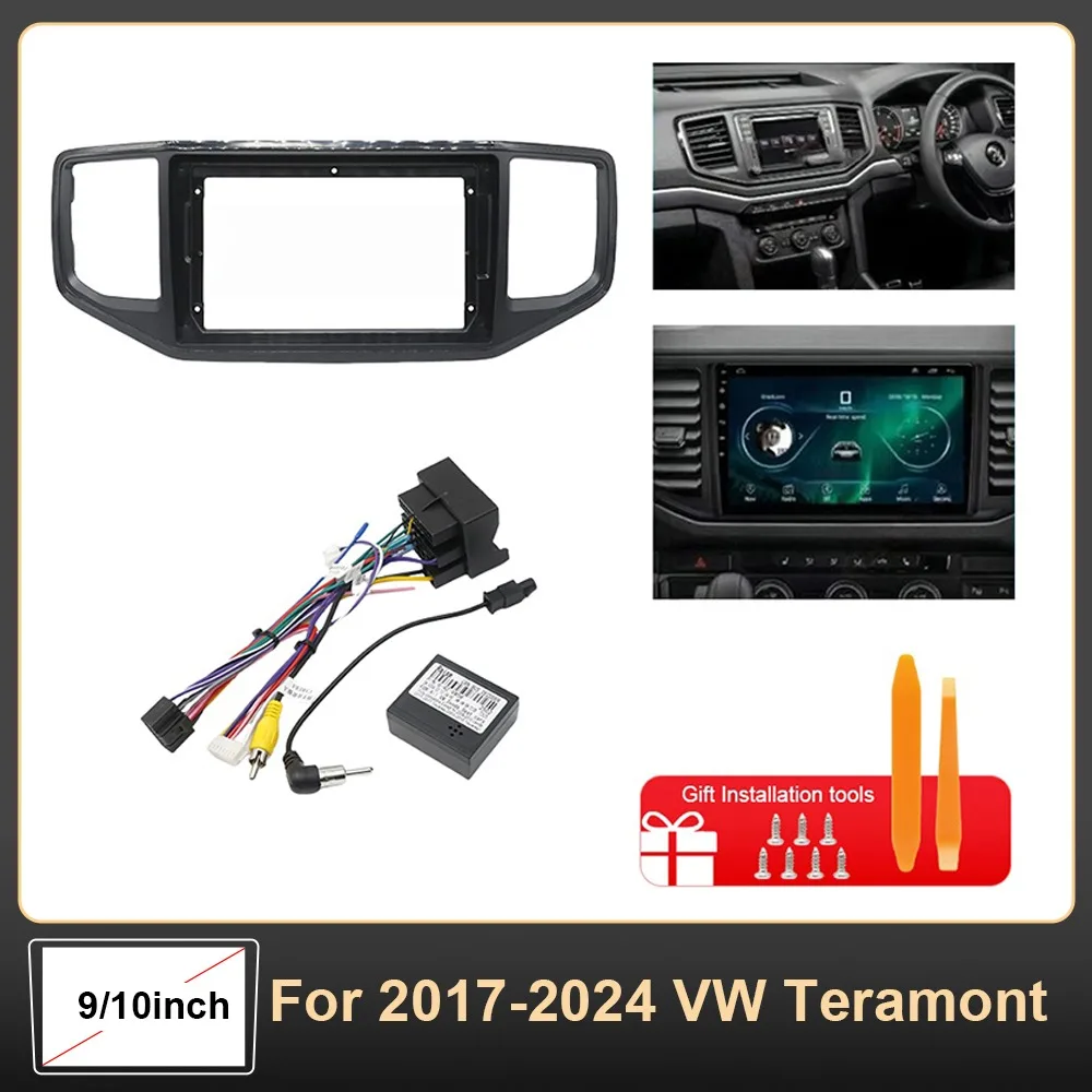 10 inch For 2017-2024 VW Teramont Android Car Radio Fascia Stereo Frame Wiring Harness Kit
10 inch For 2017-2024 VW Teramont Android Car Radio Fascia Stereo Frame Wiring Harness Kit