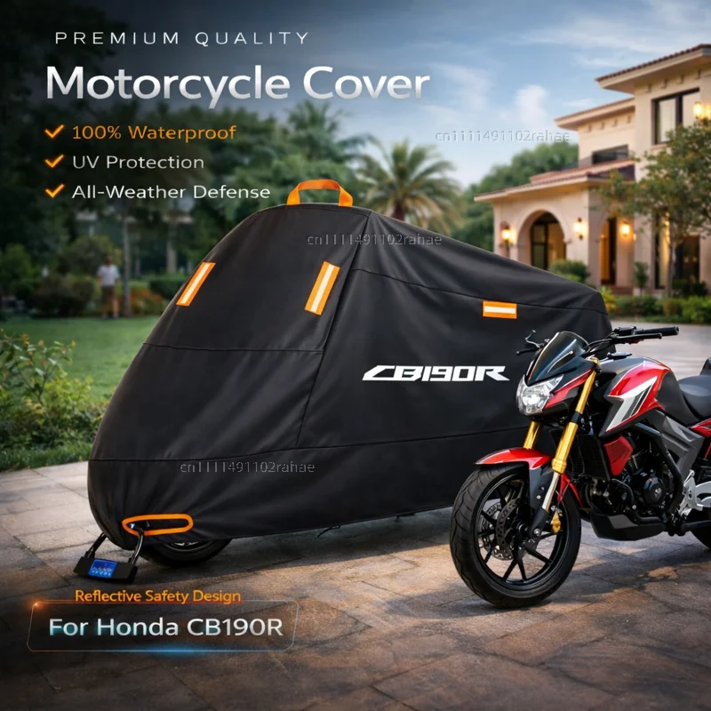 Чехол для мотоцикла Honda CB190R 190R 2022, водонепроницаемый, утолщенный, из полиэстера, с защитой от ультрафиолета, дождя, пыли, солнца, всепогодный чехол
Чехол для мотоцикла Honda CB190R 190R 2022, водонепроницаемый, утолщенный, из полиэстера, с защитой от ультрафиолета, дождя, пыли, солнца, всепогодный чехол