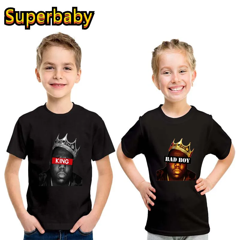 Notorious Big Biggie Print Cool Rock Kids T-shirt Hip Hop Baby Boys Girls Clothes Summer Children Cotton Short Sleeve T shirt
Notorious Big Biggie Print Cool Rock Kids T-shirt Hip Hop Baby Boys Girls Clothes Summer Children Cotton Short Sleeve T shirt