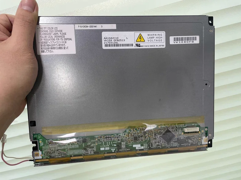 10,4-дюймовая ЖК-панель дисплея AA104VC10, проверка на складе показывает нормальное состояние.
10,4-дюймовая ЖК-панель дисплея AA104VC10, проверка на складе показывает нормальное состояние.