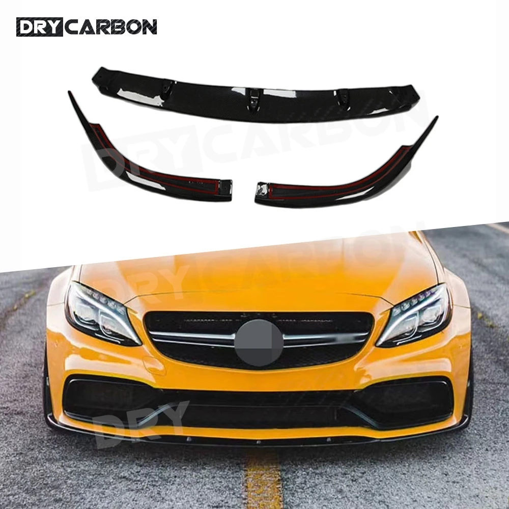 Carbon Fiber Front Bumper Splitter Lip Spoiler Chin Guard Body Kits FRP for Benz C Class C205 C63 AMG 2015-2020 Accessories
Carbon Fiber Front Bumper Splitter Lip Spoiler Chin Guard Body Kits FRP for Benz C Class C205 C63 AMG 2015-2020 Accessories