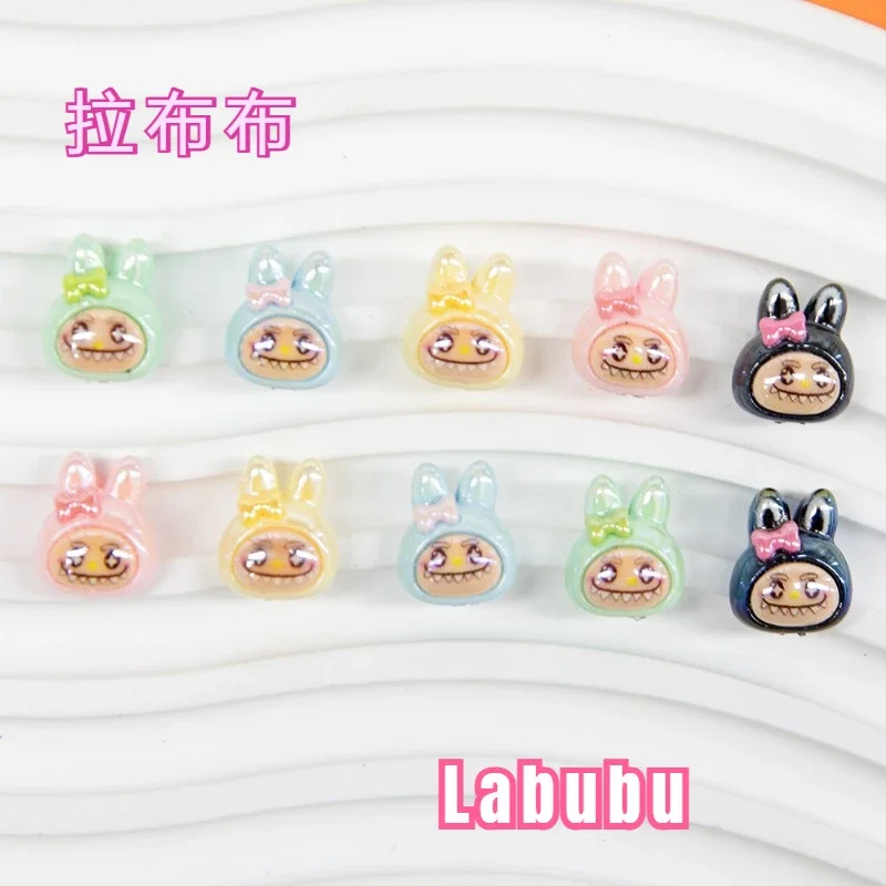 Cartoon anime Labubu bead UV Plated resin patch handmade DIY hair clip bracelet charms keychain accessories materials
Cartoon anime Labubu bead UV Plated resin patch handmade DIY hair clip bracelet charms keychain accessories materials