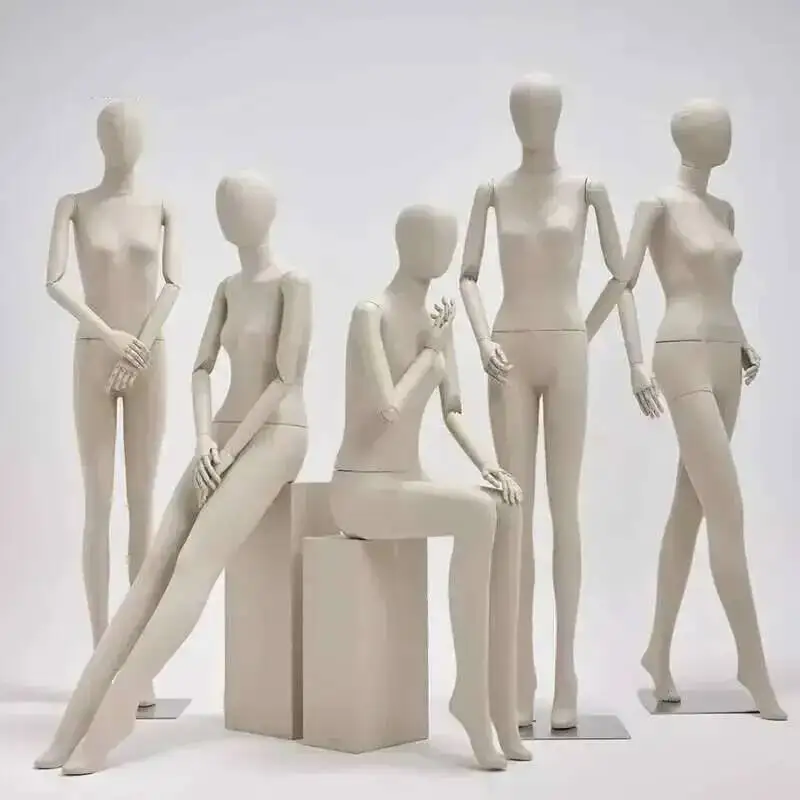Store Display Women's Mannequins Stand Clothing Underwear Mannequin Window Display Women's Clothing High-end Full Body Mannequin
Store Display Women's Mannequins Stand Clothing Underwear Mannequin Window Display Women's Clothing High-end Full Body Mannequin