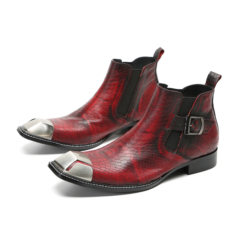 Classic Slip on Pointed Toe Business Shoes Social Large Size Solid Color Short Boots Leisure Male Genuine Leather Chelsea Boots
Classic Slip on Pointed Toe Business Shoes Social Large Size Solid Color Short Boots Leisure Male Genuine Leather Chelsea Boots